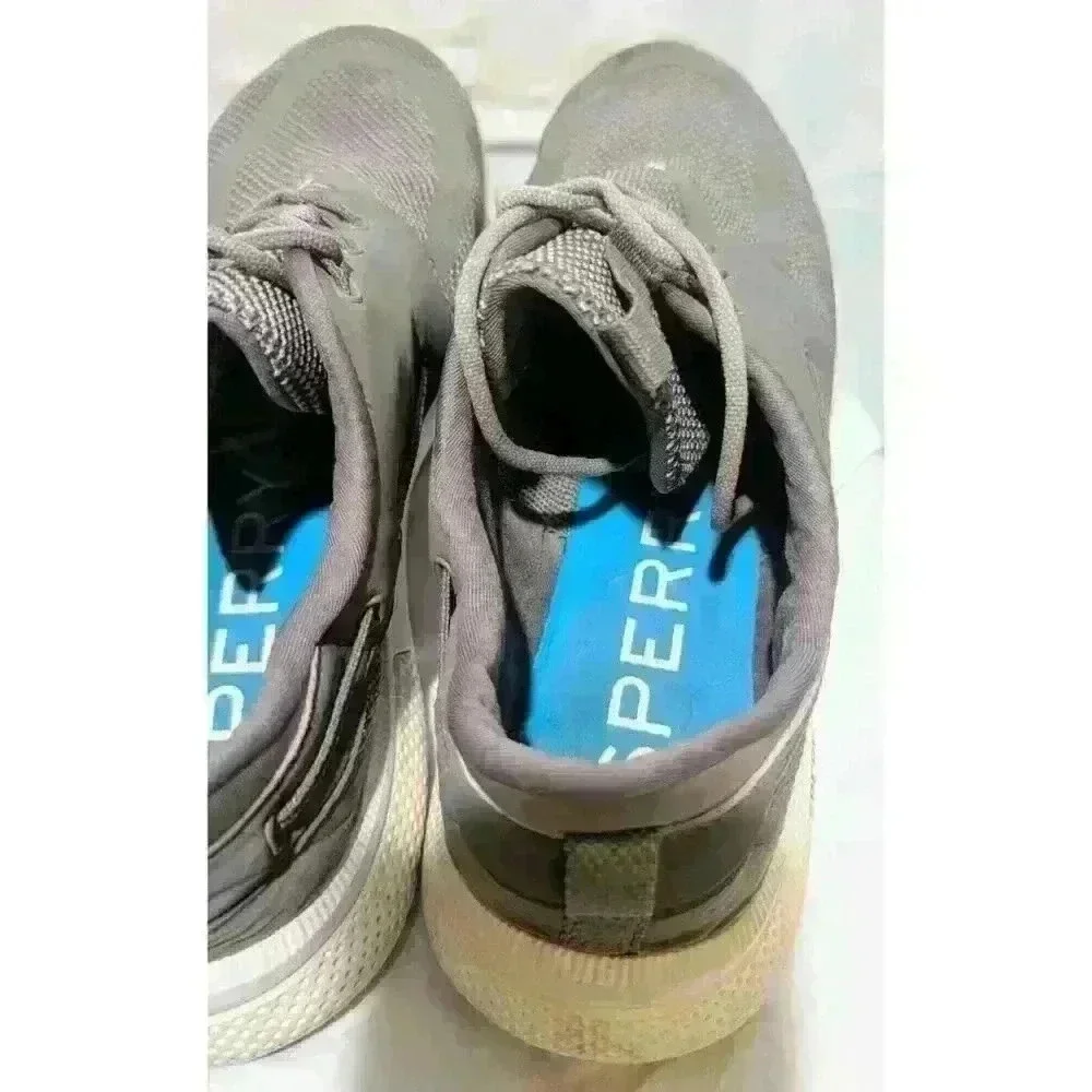 Sperry STS15526 7 Seas Gray 3-EYE Lace-Up Mesh Shoes Men's Size 11.5 M
